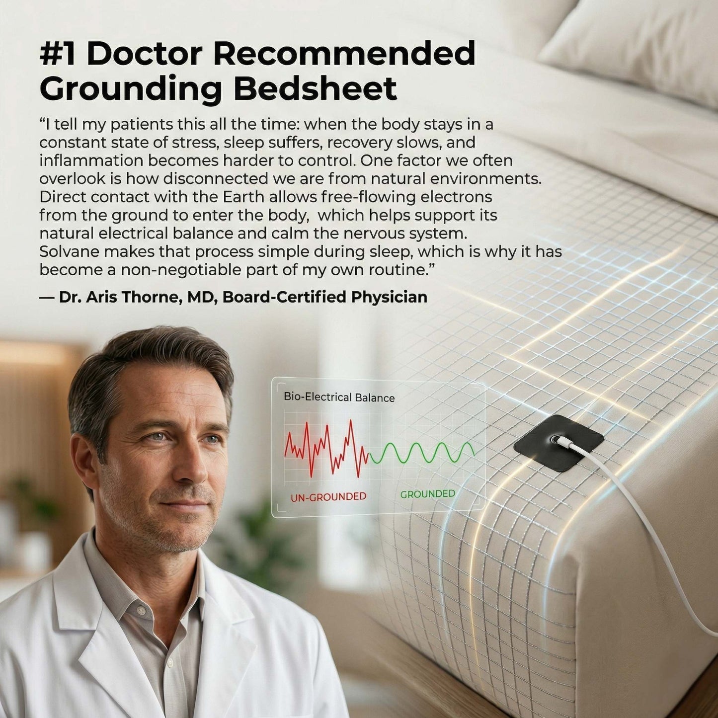 Solvane™ Grounding Bedsheet