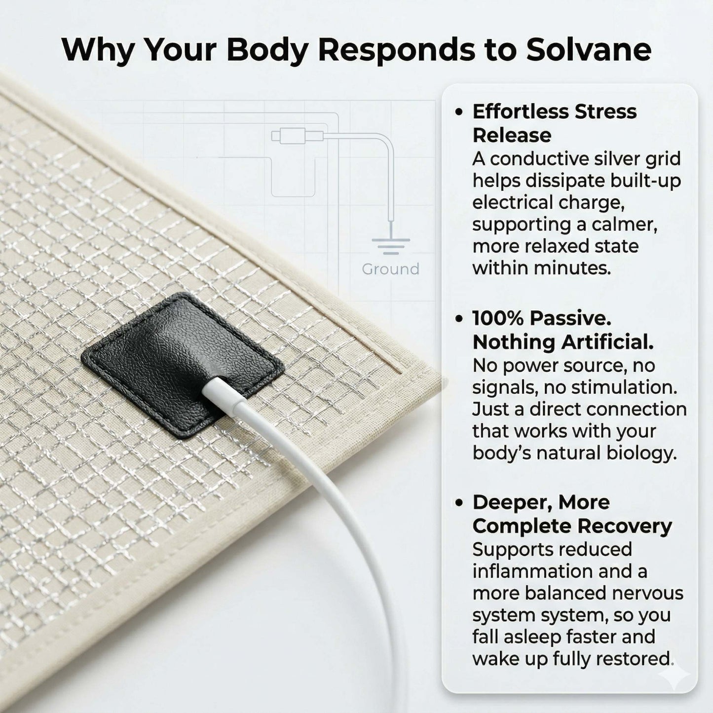 Solvane™ Grounding Bedsheet