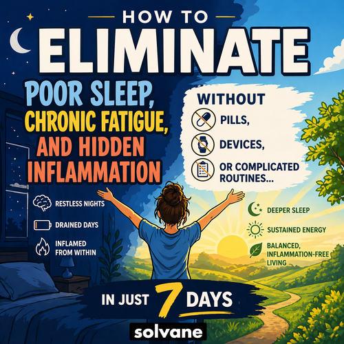 E-book - How To Eliminate Poor Sleep, Chronic Fatigue, And Hidden Inflammation Without Pills, Devices, Or Complicated Routines… In Just 7 Days